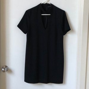 Zara Black Dress with Neck Collar